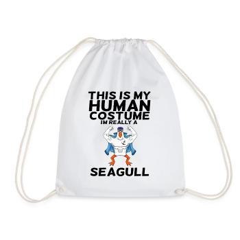 La mouette - Sac de sport léger - blanc - Devant