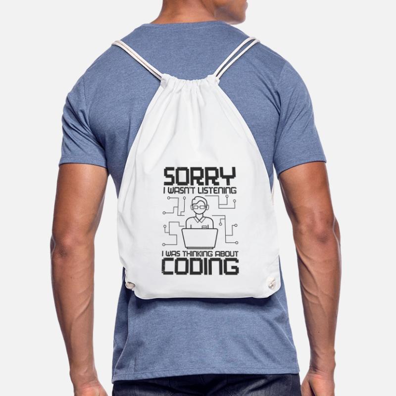 Programmierer Software Web Entwickler Coder Coding Turnbeutel