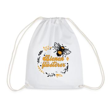 Imker Bienenflüsterer Geschenk Frühling - Turnbeutel - Weiß - Vorne
