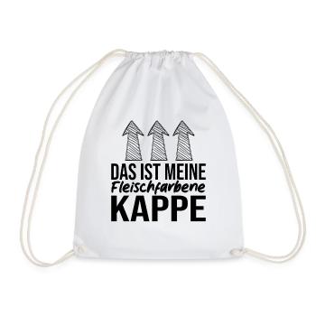 Glatze Glatzkopf Glatzenträger Geschenk - Turnbeutel - Weiß - Vorne