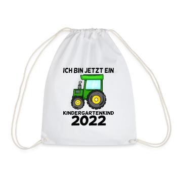 Kindergarten Kindergartenkind 2022 - Turnbeutel - Weiß - Vorne