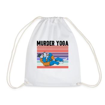Brazilian Jiu Jitsu Bjj Gifts - Drawstring Bag - white - Front