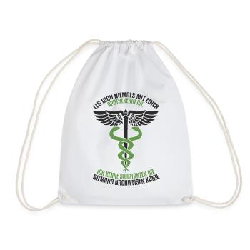 Apothekerin Apotheke Pharmazie Pharmazeutin Pharma - Turnbeutel - Weiß - Vorne