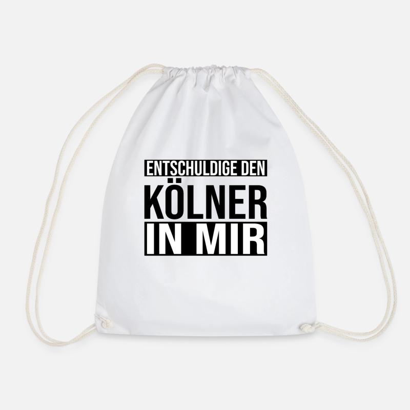 Köln Kölner Kölle Cologne - Turnbeutel - Weiß