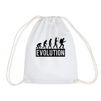 Géoocacher Evolution GPS Géocaching Cadeau - Sac de sport léger - blanc - Devant