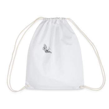 Butterfly Insect Butterflies - Drawstring Bag - white - Front
