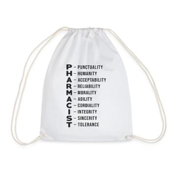Pharmacies technicien pharmacie pharmacie cadeau - Sac de sport léger - blanc - Devant