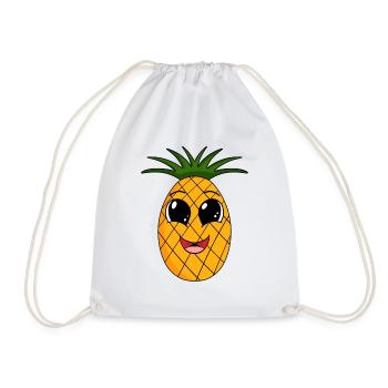 Ananas - Sac de sport léger - blanc - Devant