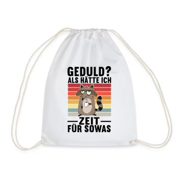 Kaffee Kaffeetrinker Arbeit Büro Geschenk - Turnbeutel - Weiß - Vorne