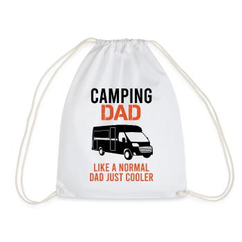 Camping Papa Spruch Camper Camping-car Van Cadeau - Sac de sport léger - blanc - Devant