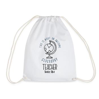 Fantastique école de géographie École de géographie - Sac de sport léger - blanc - Devant