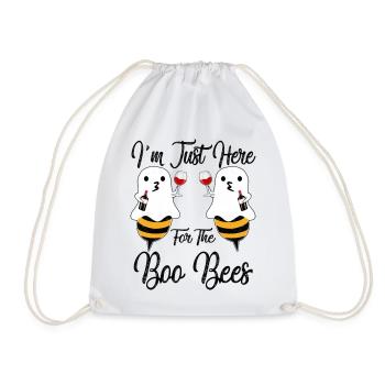 Halloween I’m Just Here For The Boo Bees T Shirt - Sac de sport léger - blanc - Devant