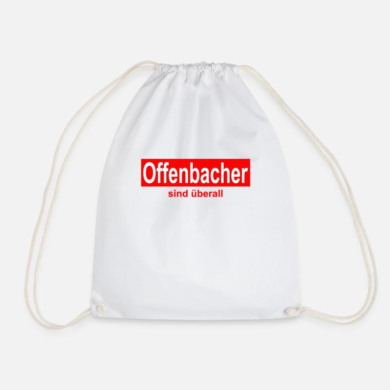 Offenbach - Offenbacher Sind Überall - Turnbeutel - Weiß