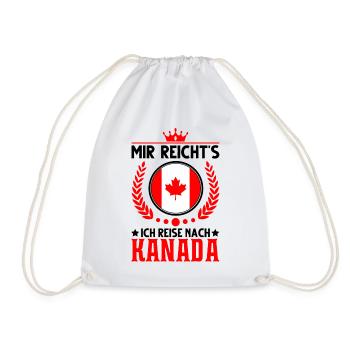 Kanada Urlaub Spruch Toronto Reise Geschenk - Turnbeutel - Weiß - Vorne