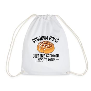 Synonyme Rolls anglais professeur grammaire - Sac de sport léger - blanc - Devant
