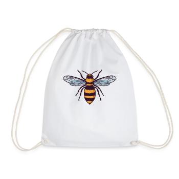Beekeeper Honey Bee - Beekeeping Bee Beekeeper Honey Bee - Drawstring Bag - white - Front