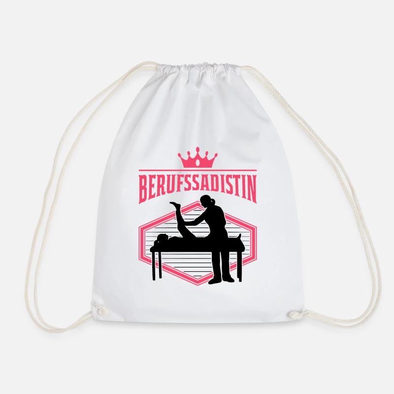 Berufssadistin Physiotherapeut Physio - Turnbeutel - Weiß
