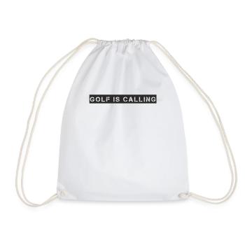 Golf - Golf is Calling - Drawstring Bag - white - Front