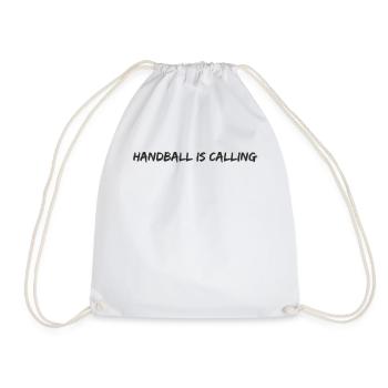 Handball - Handball is calling - Turnbeutel - Weiß - Vorne