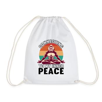 Yoga Méditation Méditation Cadeau - Sac de sport léger - blanc - Devant