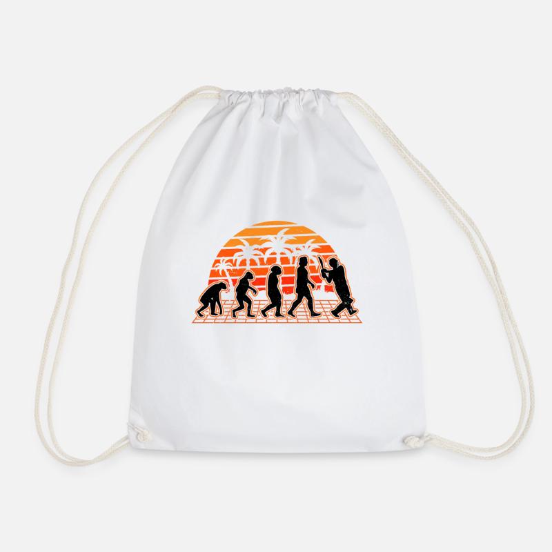 Cricket Evolution Sunset Cricketer - Drawstring Bag - white