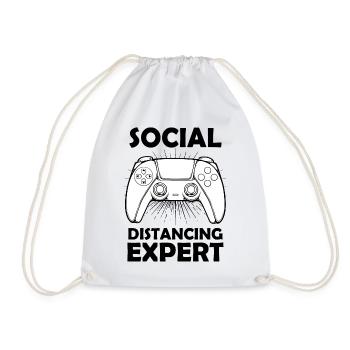 Gaming Gamer - Turnbeutel - Weiß - Vorne