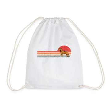 Magyar Vizsla Vintage Wirehair Vizsla - Sac de sport léger - blanc - Devant