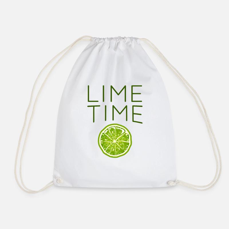 Limette - Turnbeutel - Weiß