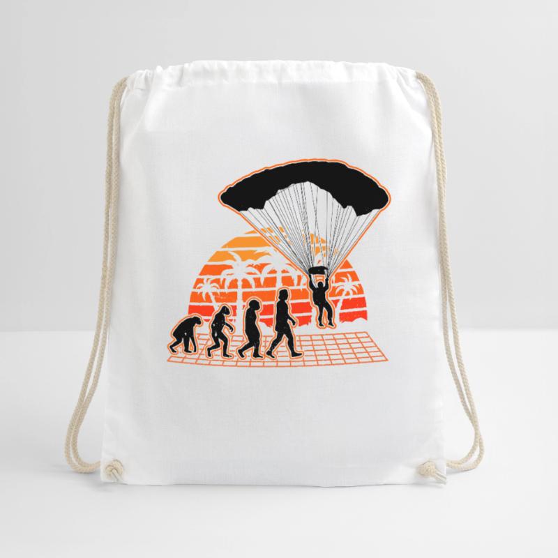 Fallschirmspringer Evolution Sunset Fallmschirm Turnbeutel