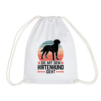 Die mit dem Kangal Hirtenhund Anatolischer Hund - Turnbeutel - Weiß - Vorne
