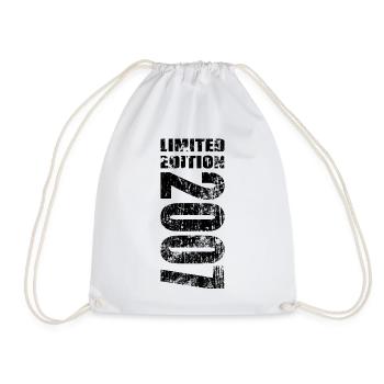 Limited Edition 2007 18th Birthday Gift - Drawstring Bag - white - Front