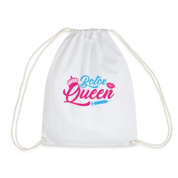 Botox Queen Injector Lips Surgery Cosmetics - Turnbeutel - Weiß - Vorne