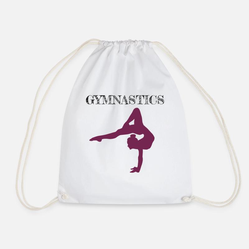 Gymnastics Geräteturnen Kunstturnen - Turnbeutel - Weiß