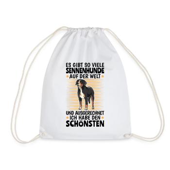 Schönster Sennenhund Schweizer Sennenhund - Turnbeutel - Weiß - Vorne