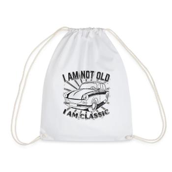  I Am Not Old I Am Classic pour les pilotes Trabbi - Sac de sport léger - blanc - Devant