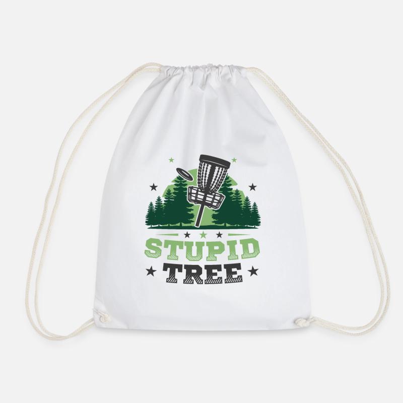 Frisbee Golf Stupid Tree Disc Golf Tee - Turnbeutel - Weiß