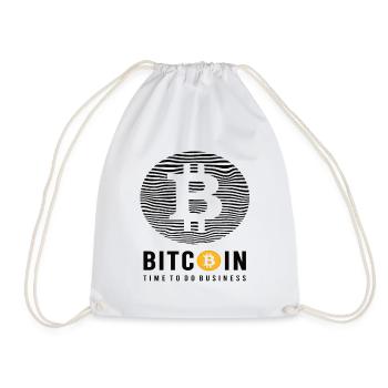 Bitcoin Time To Do Business - Turnbeutel - Weiß - Vorne