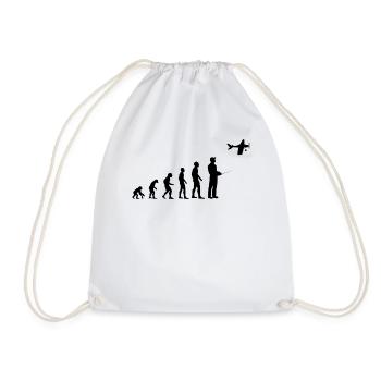 Modèle d’avion Modéliste Modèle RC Avion Drôle Cadeau - Sac de sport léger - blanc - Devant