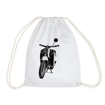 Cyclomoteur Schwalbe - Sac de sport léger - blanc - Devant