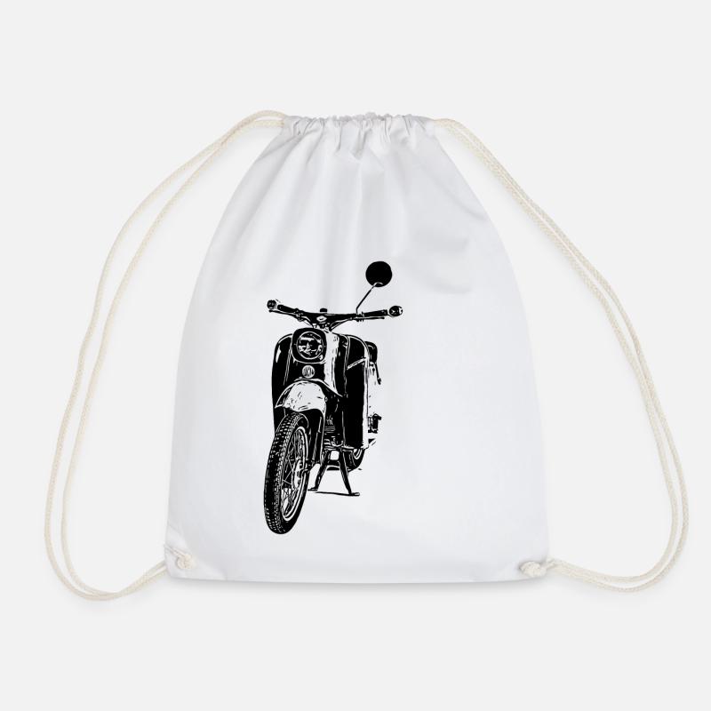 Schwalbe Moped - Turnbeutel - Weiß