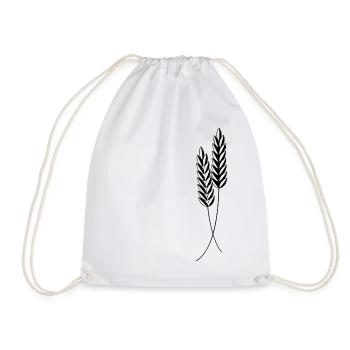 2 épis de maïs - Sac de sport léger - blanc - Devant