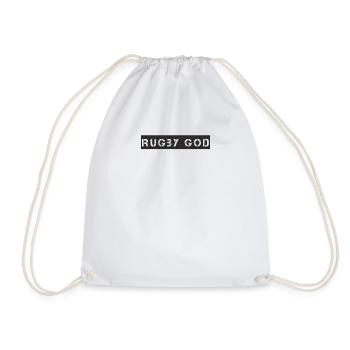Rugby - Rugby God - Drawstring Bag - white - Front