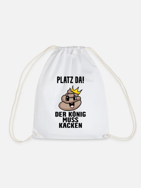 Kacke König - Turnbeutel - Weiß