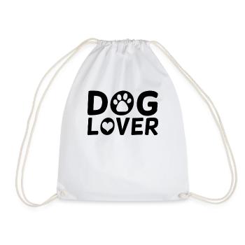 Dog Lover - Turnbeutel - Weiß - Vorne