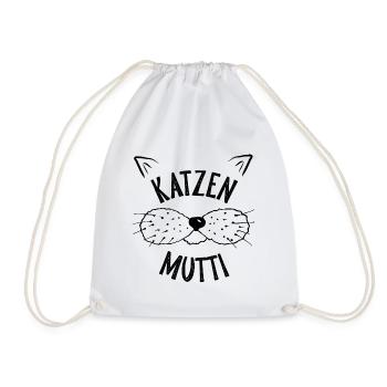 katzen mutti - Turnbeutel - Weiß - Vorne