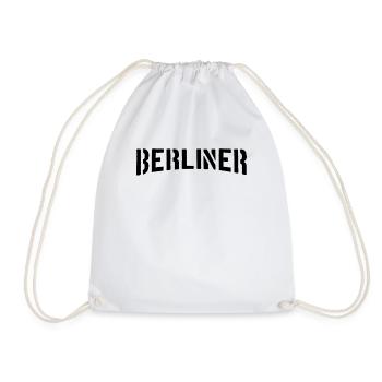Berlin Berliner - Turnbeutel - Weiß - Vorne