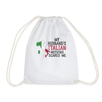 Femme Italie Italien Italien Italien - Sac de sport léger - blanc - Devant