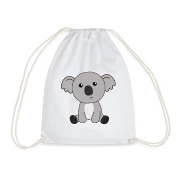 Koala cute animals cute for kids cute - Drawstring Bag - white - Front