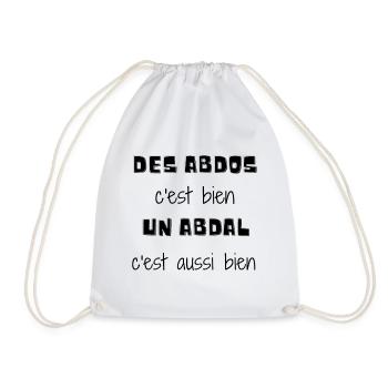 abdos,abdal - Sac de sport léger - blanc - Devant