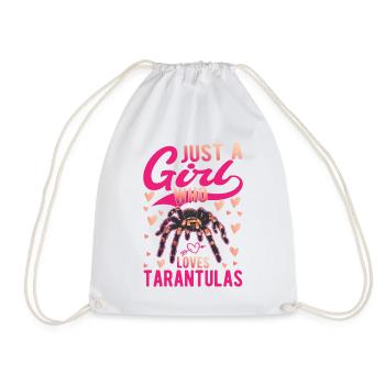 Juste une fille qui aime tarentules tarentule - Sac de sport léger - blanc - Devant